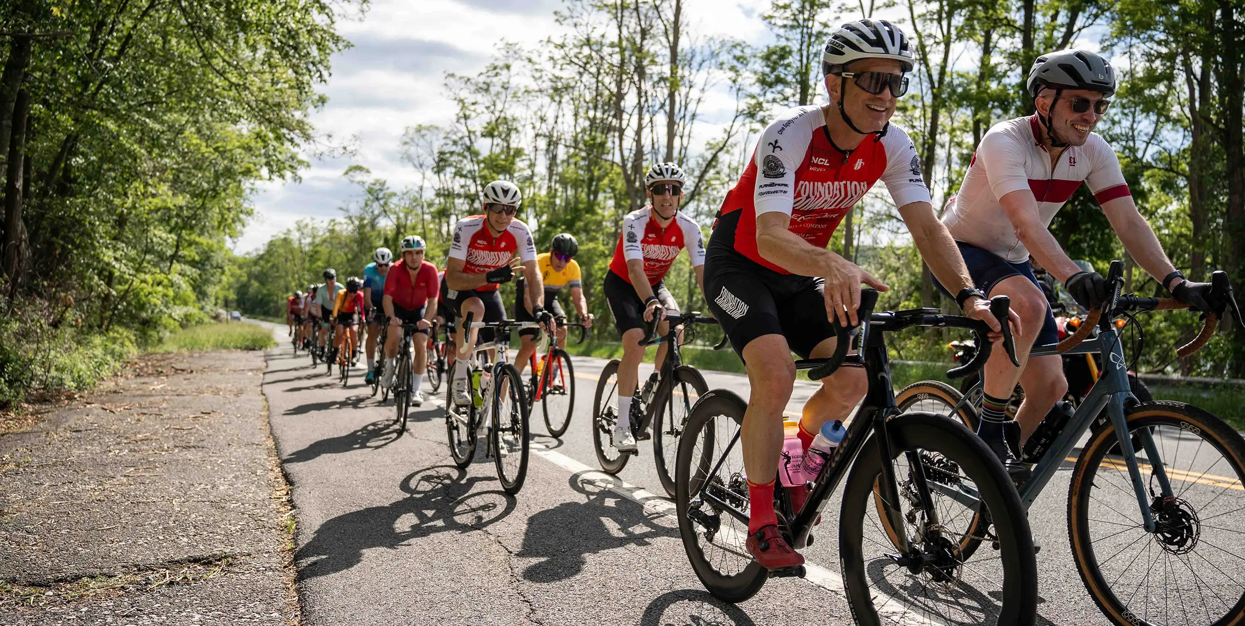 Cyclists at the event